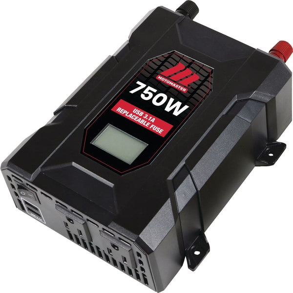 MotoMaster 750W Power Inverter with LCD Screen, Grey S8