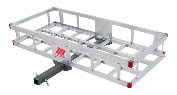 MotoMaster Aluminum Hitch Basket Cargo Carrier, 500-lb Capacity Q4