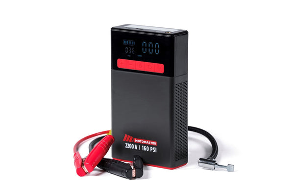 MotoMaster MB22C Lithium Booster Pack/Jump Starter with Air Compressor, 2200A K0