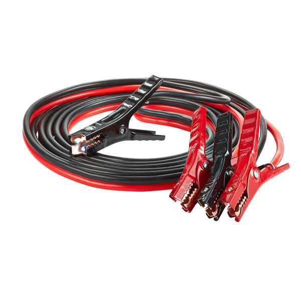 MotoMaster Medium-Duty Booster/Jumper Cables with Built-in LED Lights, 4-Gauge, 20-ft J1