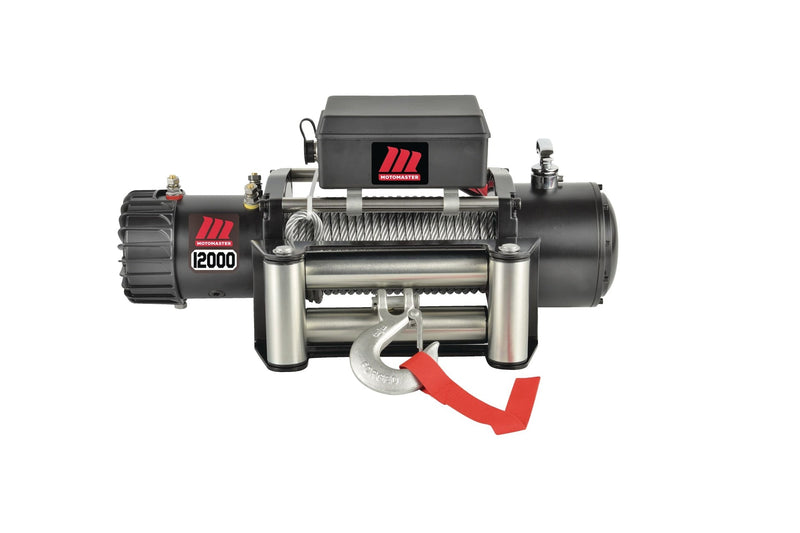 MotoMaster Winch with Steel Rope, 12000-lb J0