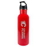 NHL Calgary Flames Stainless Steel Water Bottle, 25-oz