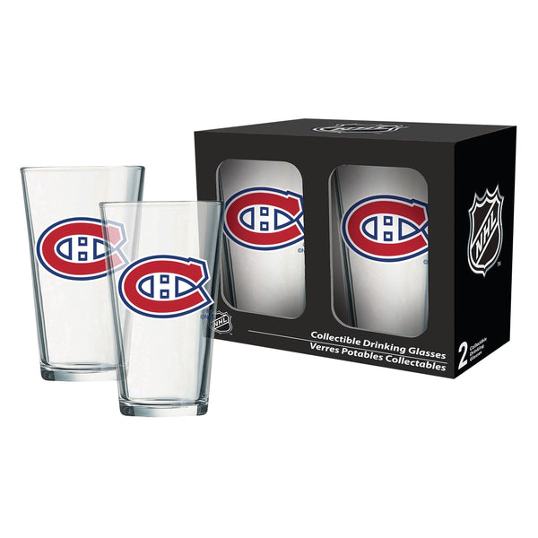 NHL Montreal Canadiens Mixing Pint Glass Box Set, 2-pk, 16-oz U3