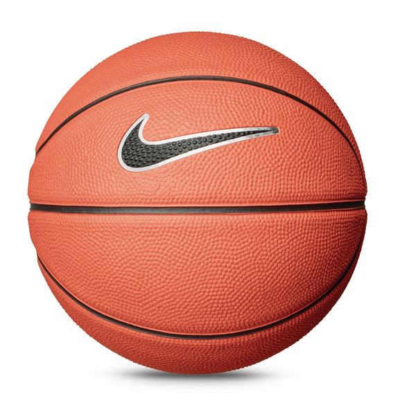 Nike Skills Mini Kids' Indoor/Outdoor Rubber Basketball, Size 3 (22.5-in), Amber/Black/White I7