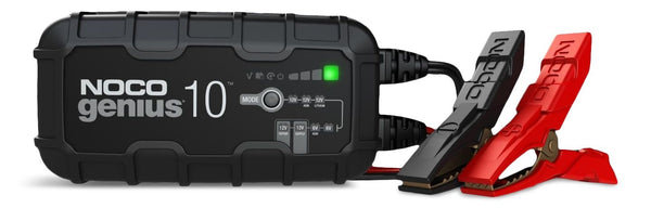NOCO GENIUS10 Smart Battery Charger/Maintainer/Desulfator, 10-Amp, 6V/12V W9