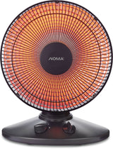 NOMA Oscillating Parabolic Dish Portable Radiant Electric Space Heater, 1000W, Black