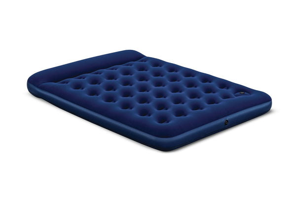 Outbound Queen Airbed with Built-In Manual Pump, PVC, Black N7