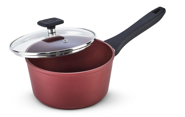 PADERNO Classic Saucepan, PFOA-Free, Non-Stick, Maroon C1