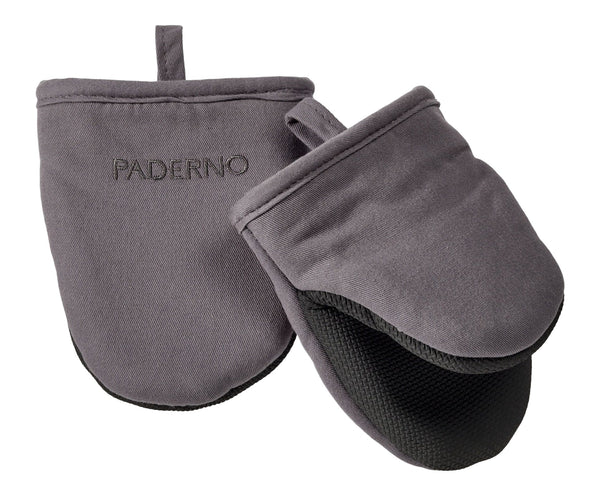 PADERNO Neoprene Palm Mini Mitts, Black, One-Size, 2-pk B1