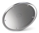 PADERNO Professional Uncoated Aluminum Round Pizza Crisper Pan, 16-in