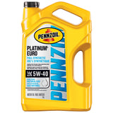 Pennzoil Platinum Euro 5W40 Synthetic Engine/Motor Oil, 5-L