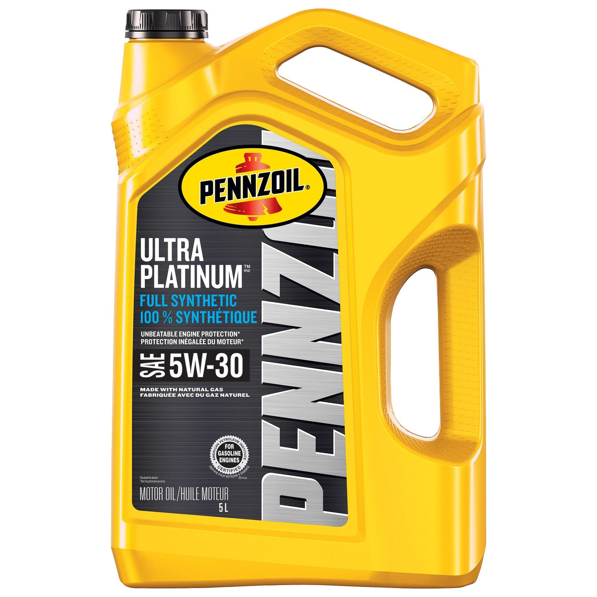Pennzoil Ultra Platinum 5W30 Synthetic Engine/Motor Oil, 5-L