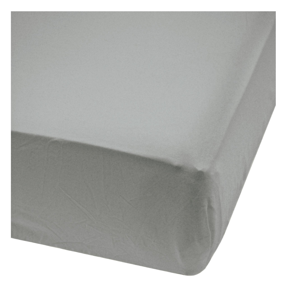 Perlimpinpin Bamboo Baby Crib Fitted Sheets, Pebble