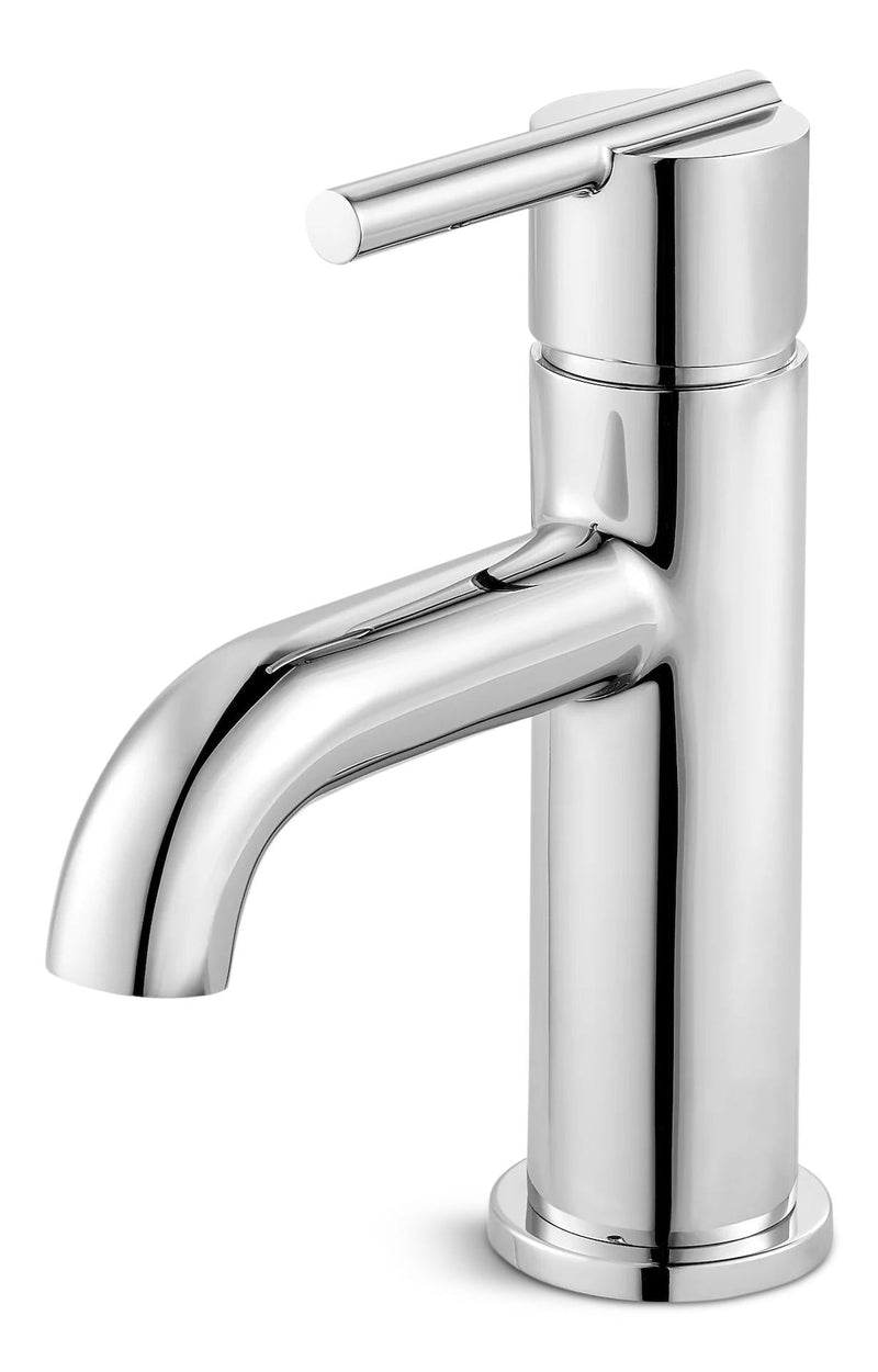 Pfister Fullerton Single Handle Single Hole 4-in Centreset Bathroom Sink Faucet, Push & Seal Drain, Chrome T6