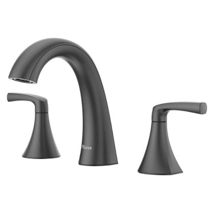 Pfister Rancho 8-in Widespread Bath Faucet, Matte Black H1