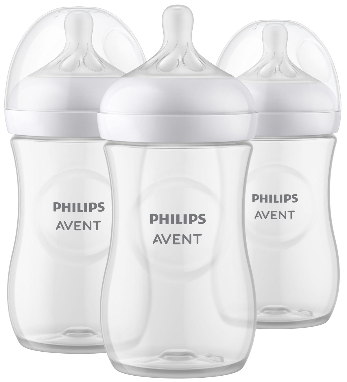 Philips Avent Baby Bottle, SCY903/03 Natural Baby Bottle, 9-oz, 3-pk