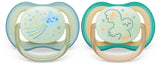 Philips Avent Ultra Air Pacifier, 0-6 Months, Smiling Star & Owl, 2-pk
