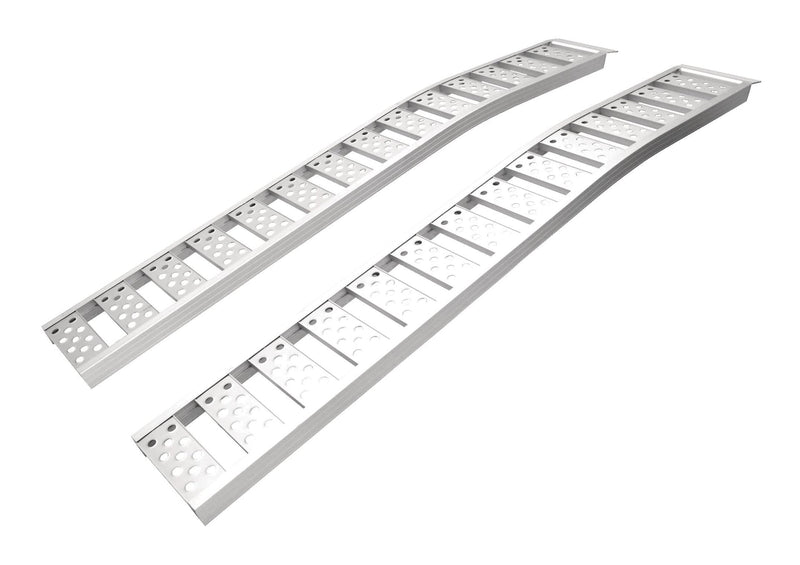 PRIME1 Automotive Accessories UTV/ATV Aluminum Loading Ramps Pair with Adjustable Straps, 90 x 12-in, 2-pc D1