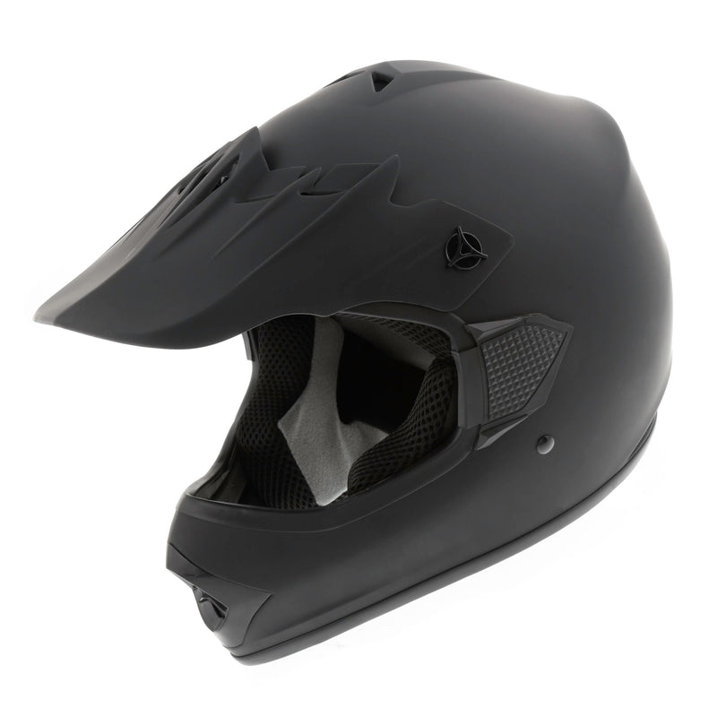 Raider GX4 ATV Helmet, Youth, Matte Black, Assorted Sizes W6