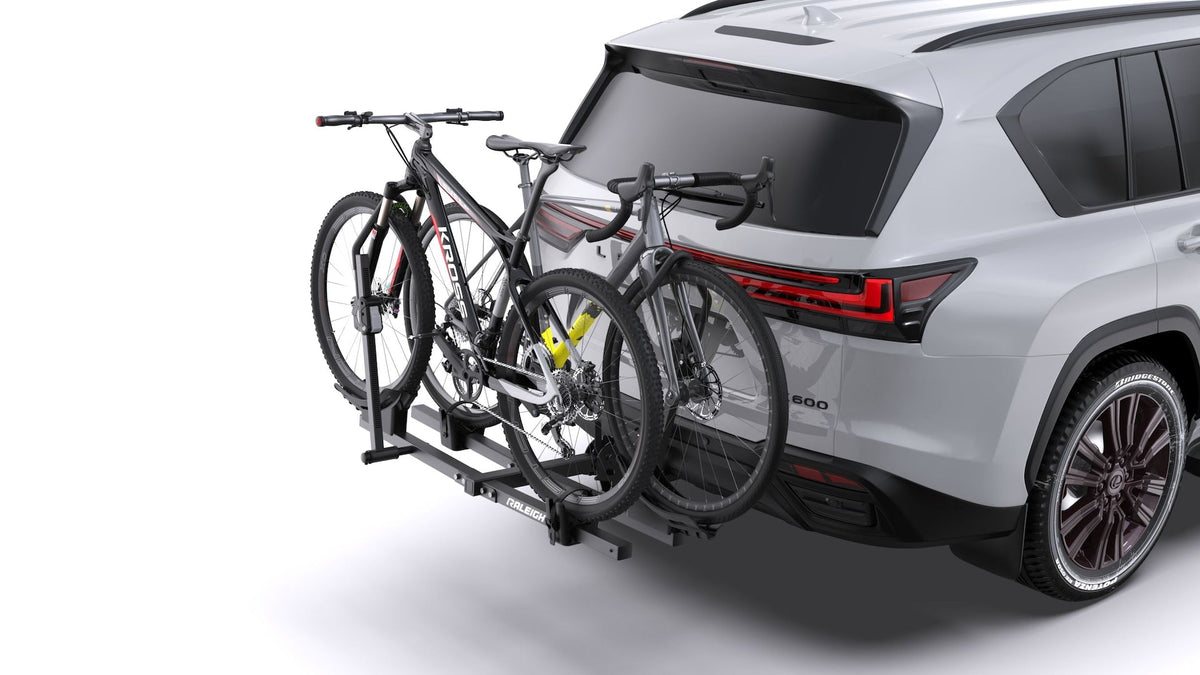 Raleigh Platform Style Hitch Mounted Bike Carrier, 2-Bikes