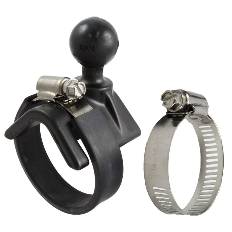 RAM Strap Hose Clamp Ball Base D6