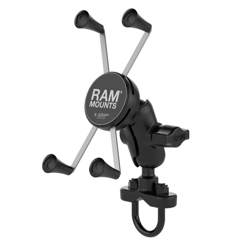 RAM X-Grip Large Phone Mount with Handlebar U-Bolt Base W0