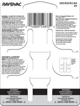 Rayovac CR2032 Lithium Coin Batteries, 8-ct
