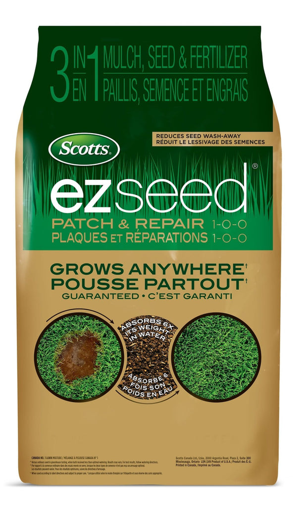 Scotts EZ Seed 3-in-1 Patch & Repair Grass Seed & Fertilizer Mix, 1-0-0, 4.5-kg S5