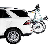 SeaSucker Mini Bomber MAX 2-Bike Fork-Mount Bike Carrier/Rack with HUSKE Plugs, Black