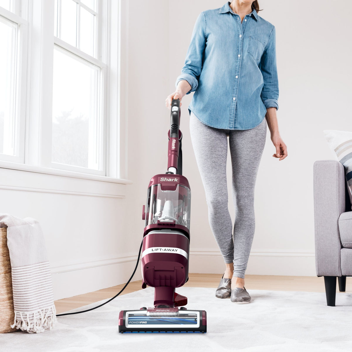 Shark Navigator Lift-Away Upright Corded Vacuum with PowerFins