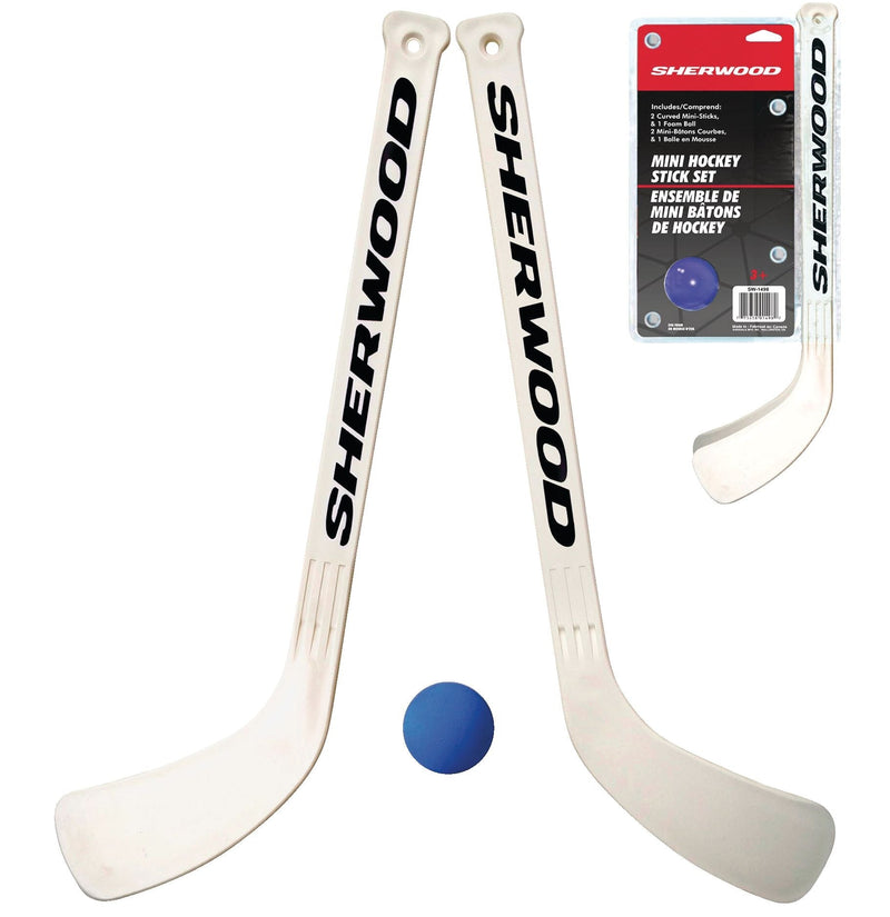 Sherwood Curved Mini Hockey Sticks and Ball Set, 3-pc D5