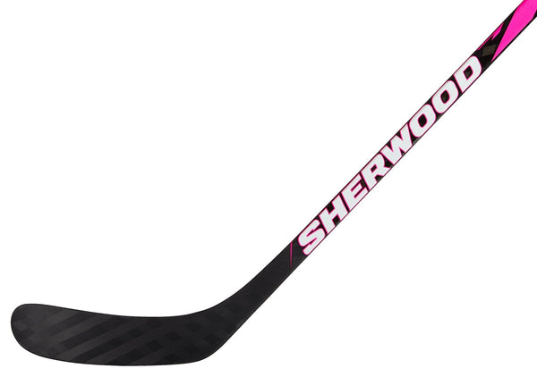 Sherwood Playrite 2 Composite Hockey Stick, Junior, 35/30 Flex, Pink E2