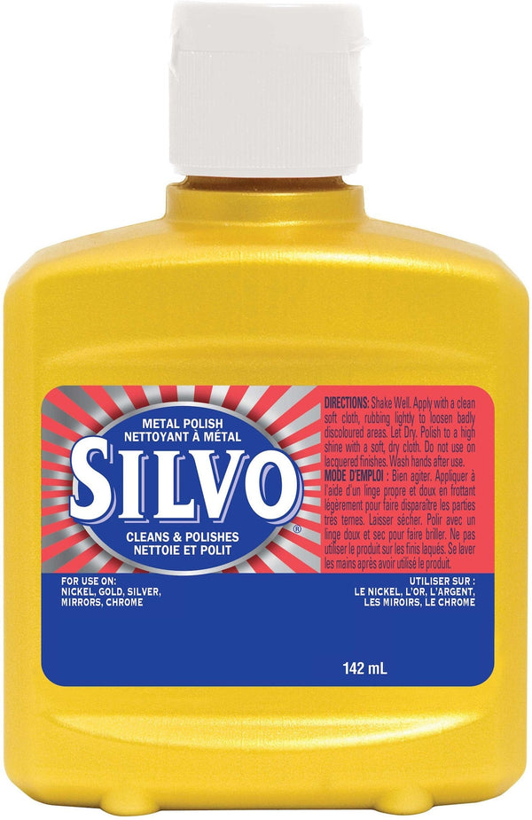 Silvo Metal Polish, Cleans & Polishes Nickel, Gold, Silver, Mirrors & Chrome, 142-mL R2