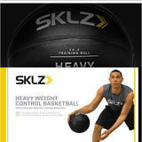 SKLZ Heavy Weight Control Indoor/Outdoor Training Basketball For Strength & Ball Handling, 3-lbs