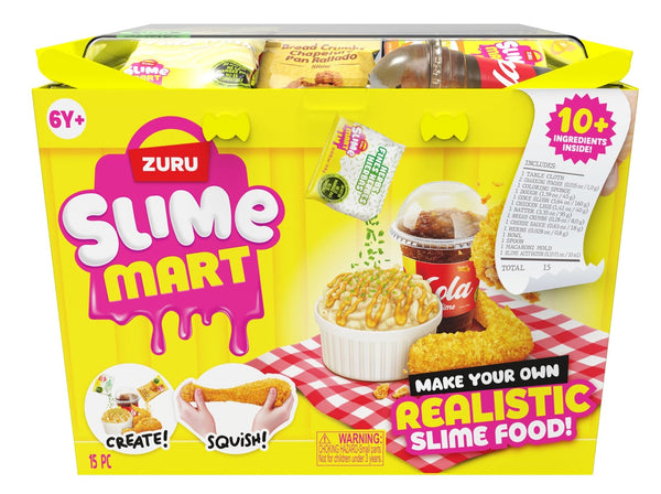 Slime Mart Small Shopping Basket, Series 2, Fast Food, Yellow L7
