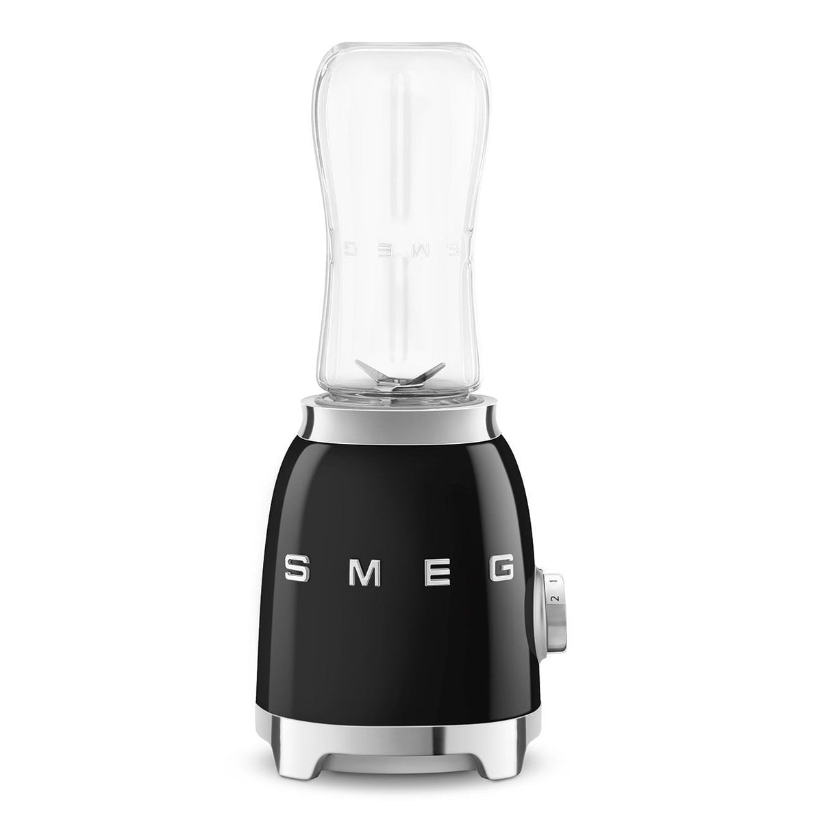 SMEG 300W Stainless Steel Personal Jar Blender, Black