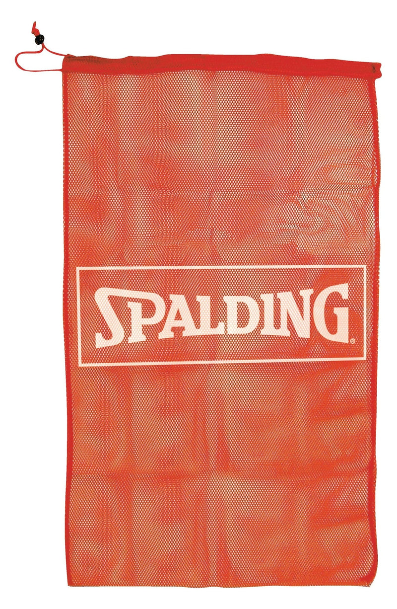 Spalding Mesh Sporting Equipment, Gear & Ball Bag with Drawstring Y0