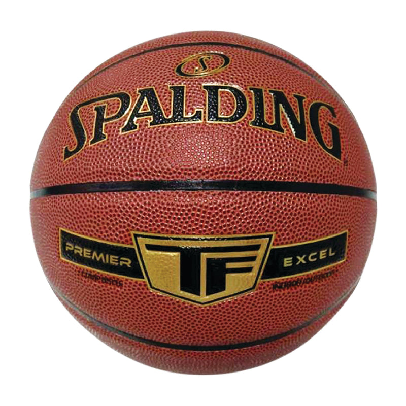 Spalding Premier Excel Indoor/Outdoor Composite Basketball, Official Size 7, 29.5-in U9