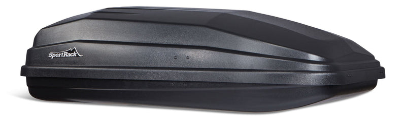 SportRack Vista SR7018 Rectangle-Shaped Roof Top Cargo Box, Lockable, X-Large, Black N6