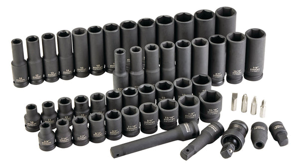 Stanley Pro 1/2-in Impact Socket Set, 52-pc F6