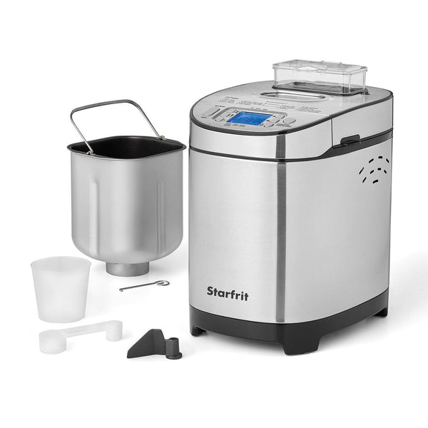 Starfrit Digital Display Breadmaker, Stainless Steel, 2-lb I3