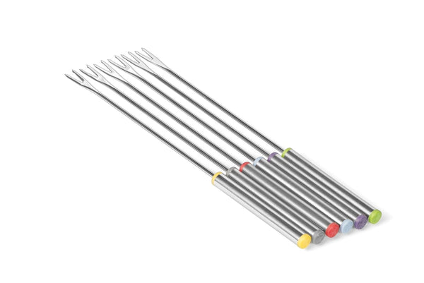 Starfrit Stainless Steel Fondue Fork Set, Dishwasher Safe, One Size, 6-pc W0