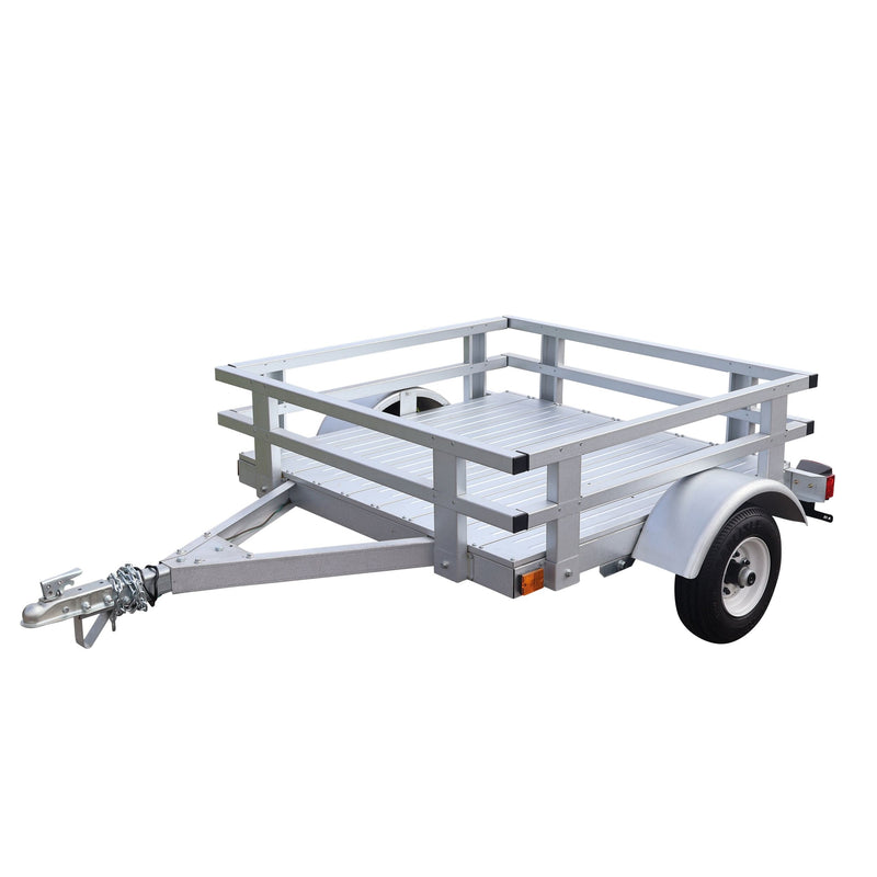 Stirling 4x4-ft Rail Side Galvalume Plus Stirling Kit Trailer M6