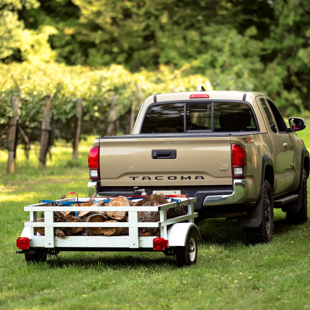Stirling 4x4-ft Rail Side Galvalume Plus Stirling Kit Trailer