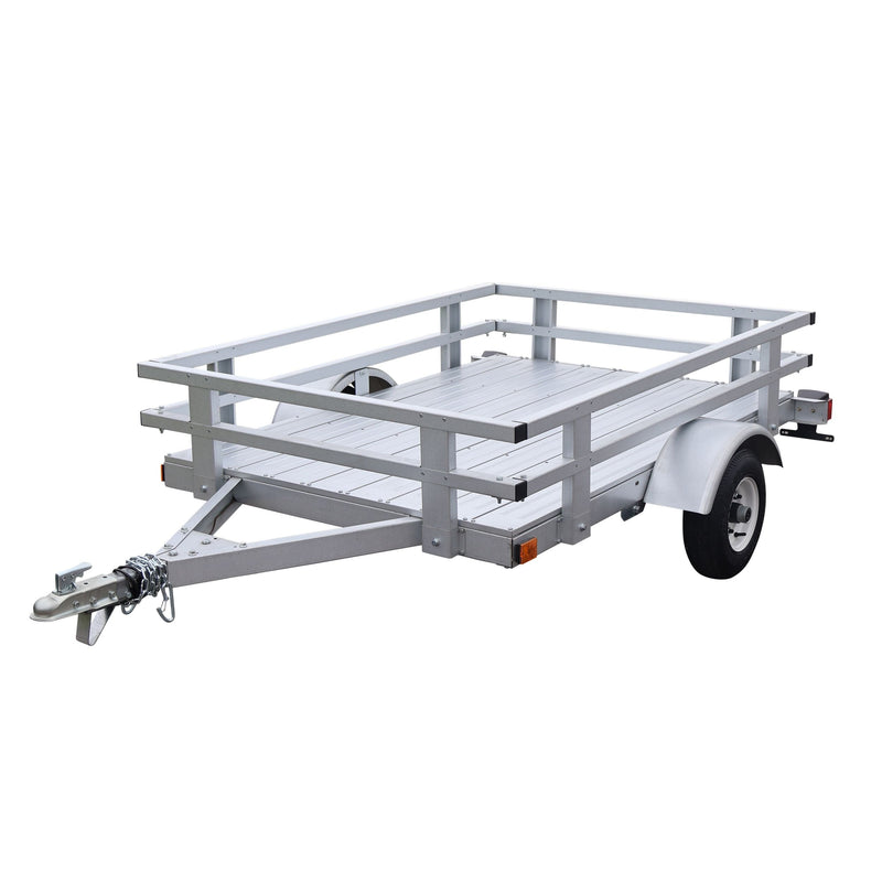 Stirling 4x6-ft Rail Side Galvalume Plus Stirling Kit Trailer H1