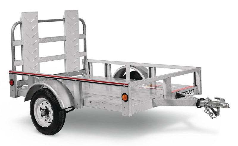 Stirling Galvalume Plus Open Rail Trailer, 4-ft x 6-ft Q0