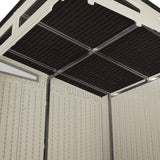 Suncast Modernist 7x7-ft Vanilla/Dove Grey Storage Shed