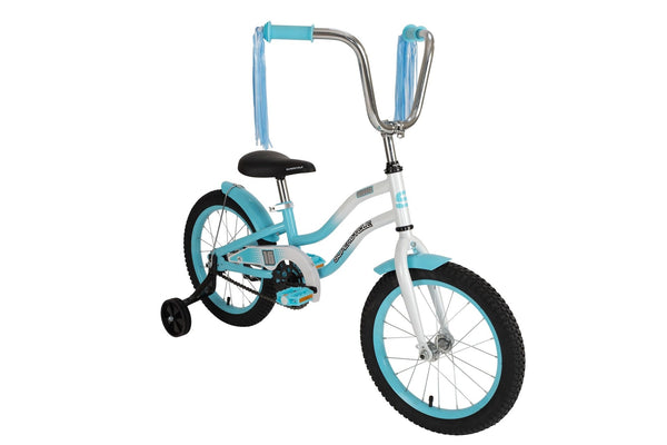 Supercycle Misfit Kids' Bike with Training Wheels, 16-in, Blue X5