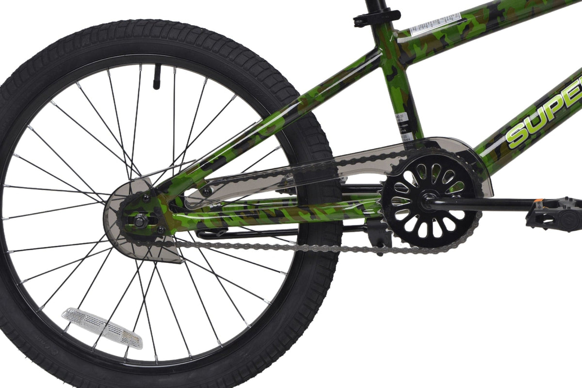 Supercycle Youth Bike with Hi-Ten Steel Frame, 20-in, Camo