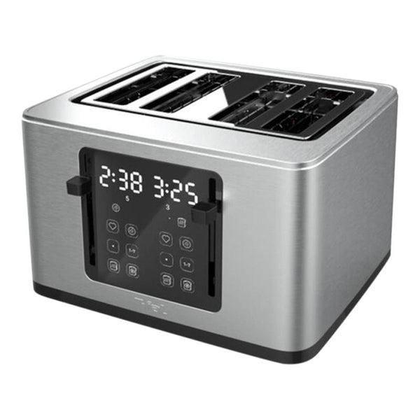 T-fal 4-Slice Stainless Steel Digital Toaster, Extra wide slots, 7 Browning levels I9